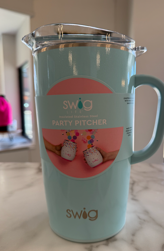 Shimmer Aquamarine Party Pitcher