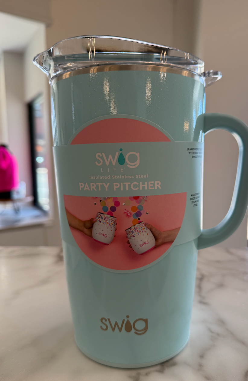 Shimmer Aquamarine Party Pitcher