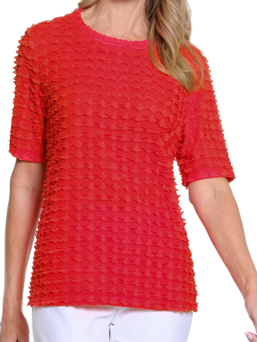 Multiples Res Scoop Neck Tee
