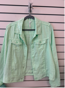 Lulu B Lime Travel Jacket - LIN7403