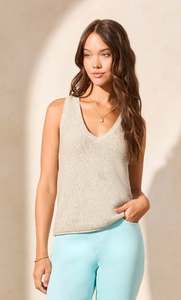 Tribal Sleeveless Sweater Tank - Mellow