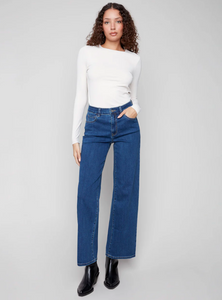 Chloe Wide Leg Jeans - Indigo
