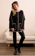 Load image into Gallery viewer, Button-Front Coat With Detachable Scarf