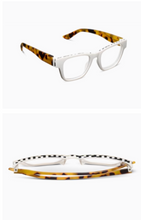 Load image into Gallery viewer, Bernadette +1.50 White/Tokyo Tortoise
