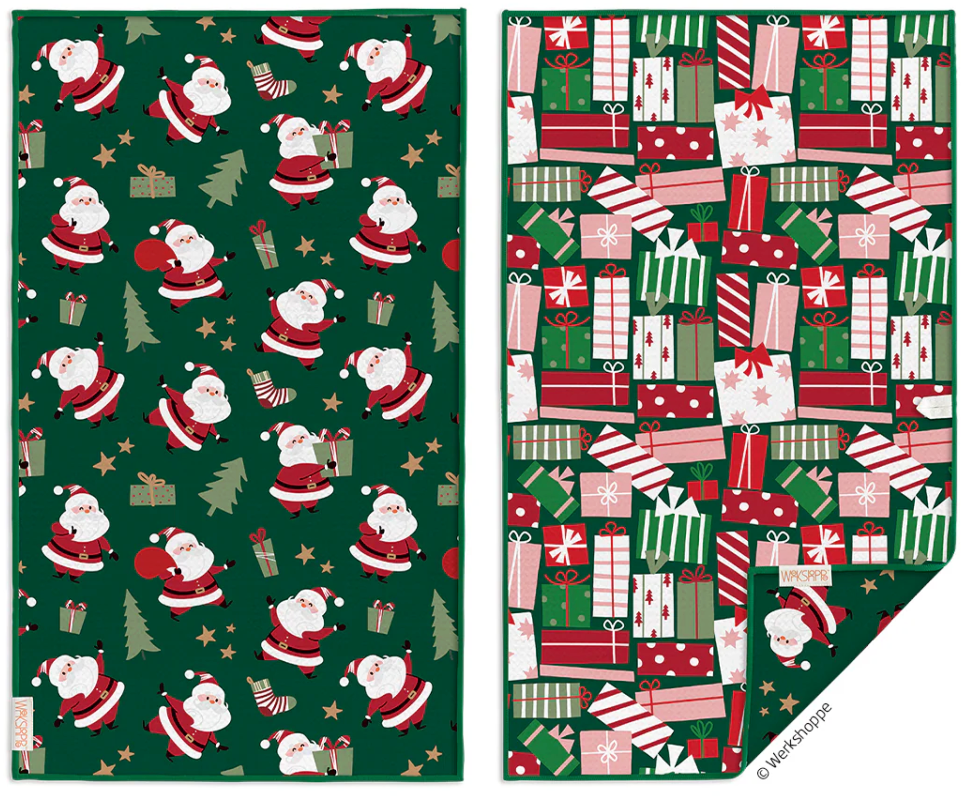 Hearts Microfiber Kitchen Dish Towel