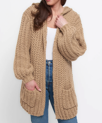 Kyler Chunky Hooded Cardigan