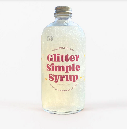 Glitter Simple Syrup, 16 fl oz