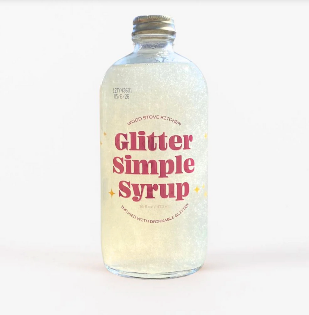 Glitter Simple Syrup, 16 fl oz