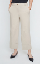 Load image into Gallery viewer, Wide Leg Button Front Pant - Cashew