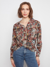 Load image into Gallery viewer, Charlie B Printed Shirt With Twisted Front - Azalee