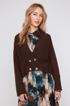 Load image into Gallery viewer, Renuar Chocolate Knit Sweater