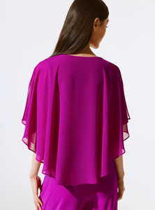 Joseph Ribkoff Chiffon Poncho Top