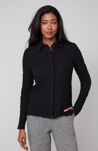 Load image into Gallery viewer, Renuar Textured Button Up Top