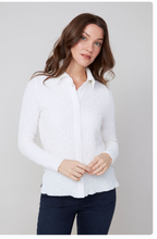 Load image into Gallery viewer, Renuar Textured Button Up Top