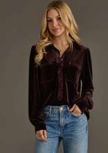 Load image into Gallery viewer, Velvet Button Up