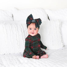 Load image into Gallery viewer, Kane Tartan Headwrap Hair Accessories Baby Christmas: Headwrap