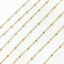 Load image into Gallery viewer, 1200GF. 14k Gold Filled Satellite Chain: 1 Ft. / 1.1mm-2mm / Satellite