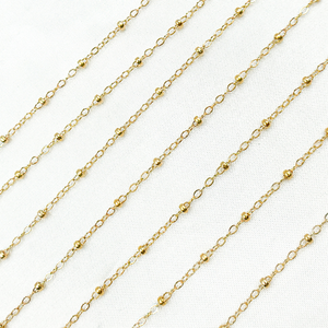 1200GF. 14k Gold Filled Satellite Chain: 1 Ft. / 1.1mm-2mm / Satellite