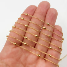 Load image into Gallery viewer, 1471.1GF. 14k Gold Filled Satellite Chain: 1 Ft. / 0mm-1mm / Satellite