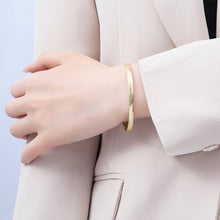 Load image into Gallery viewer, 16K Gold Filled Geometric Lined Dotted Half Cuff Bracelet Finding for Bangle Supply | WA-04448