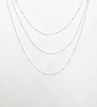 Load image into Gallery viewer, 1104SS. Sterling Silver Satellite Chain: 1 Ft / 1.1mm-2mm / Satellite