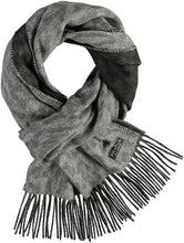 Load image into Gallery viewer, Two Tone Leo Woven Cashmink® Scarf: Camel/peach