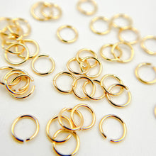 Load image into Gallery viewer, 22GAGFOPENJR. 22 Gauge Open Gold Filled Jump Ring: 5mm / 50 Pcs. / Open