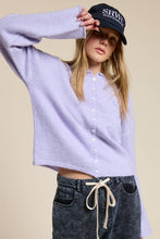 Load image into Gallery viewer, Essential Button Down Cardigan Top: Chocolate / M