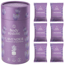 Load image into Gallery viewer, Body Restore Shower Steamer Aromatherapy Tube Pack of 6 : Reset