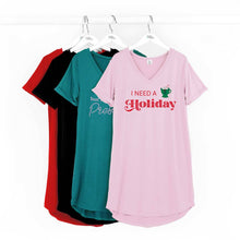 Load image into Gallery viewer, Hello Mello Holiday Sleep Shirts Open Stock: Pink / L/XL