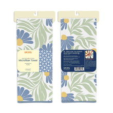 Load image into Gallery viewer, Blue Coneflower Microfiber Towel