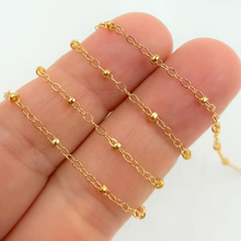 Load image into Gallery viewer, 1200GF. 14k Gold Filled Satellite Chain: 1 Ft. / 1.1mm-2mm / Satellite