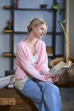 Load image into Gallery viewer, Essential Button Down Cardigan Top: Chocolate / M