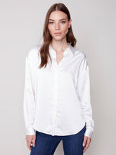 Load image into Gallery viewer, Charlie B. Satin Button Down Shirt