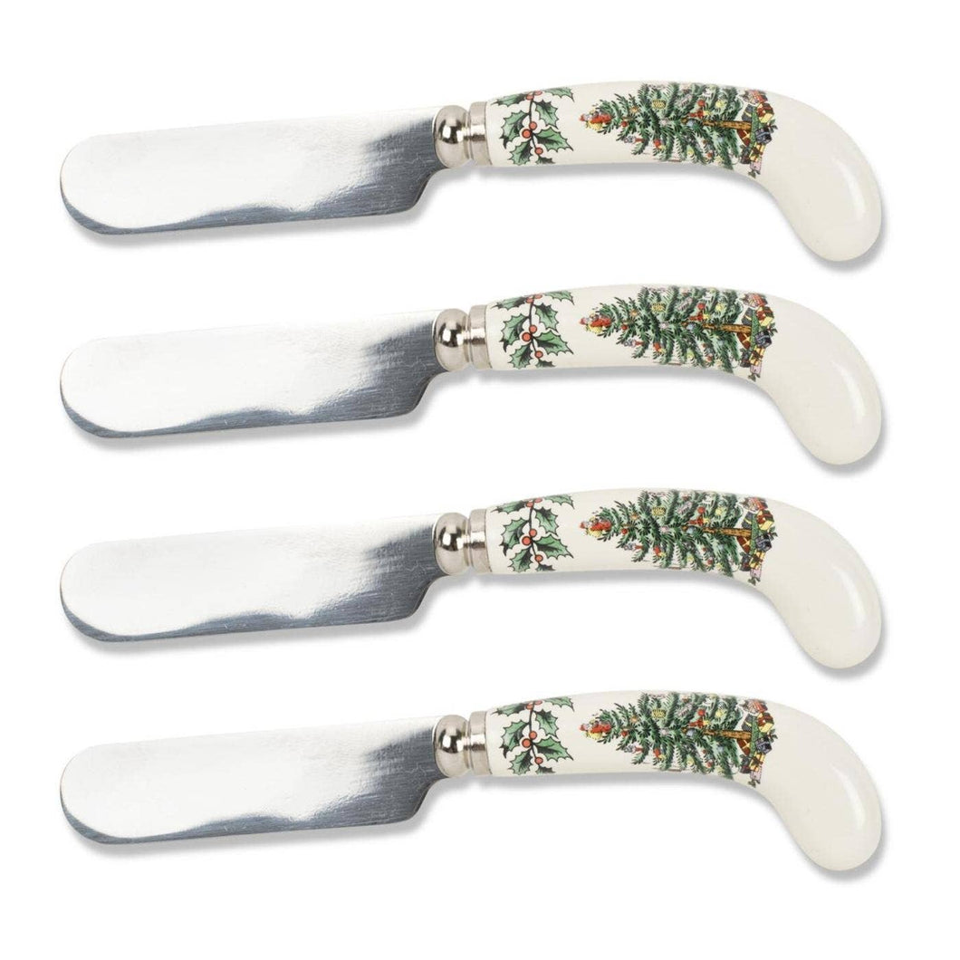 Spode Christmas Tree Spreaders Set of 4