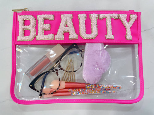 BEAUTY Clear Luxury Nylon Pouch