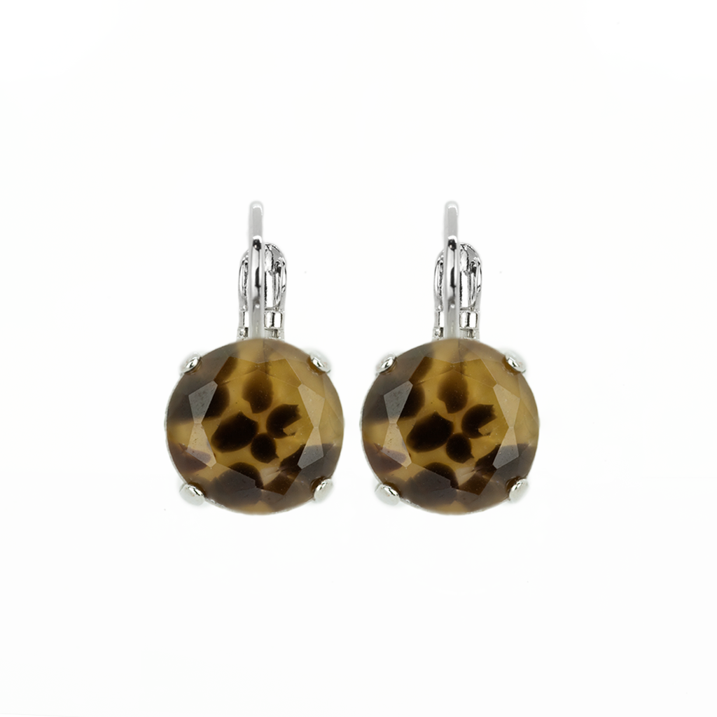 Cheetah Earrings E-1445-73R-RG6