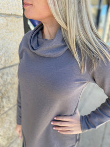 Grey Terry Cloth Sweater