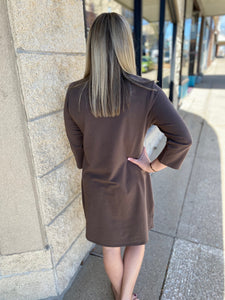 Taupe Relaxed Dress