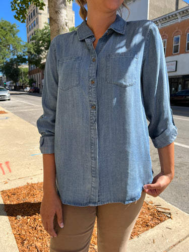 Charlie B. Tencel Blouse