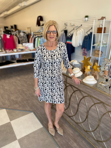 Lulu B 3/4 Sleeve Travel Dress