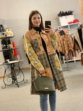 Load image into Gallery viewer, Patchwork Plaid Jacket