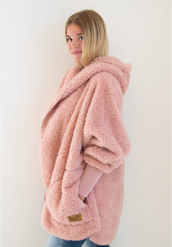 Nordic Beach Sweater - Blush Wine