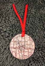 Load image into Gallery viewer, Boone Iowa Map Christmas Ornament