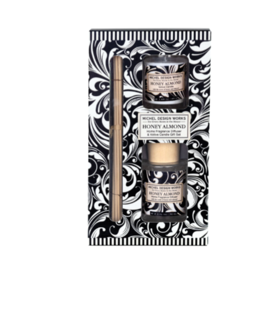Honey Almond Home Fragrance Diffuser & Votive
