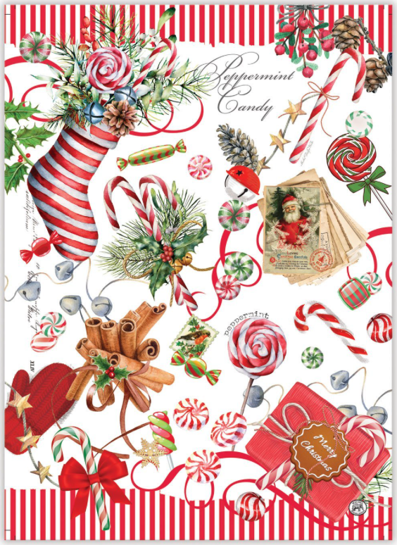 Michel Design Works Peppermint Kitchen Towel
