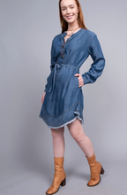 Load image into Gallery viewer, Ivy Jane Denim Tencel Shirt Dress