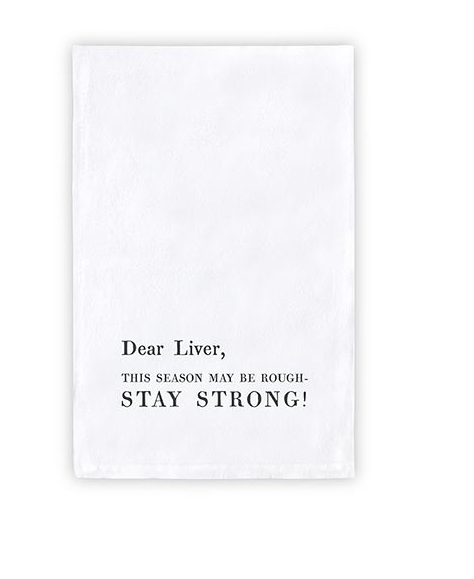Santa Barbara Designs Dear Liver Towel