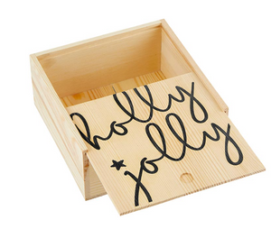 Holly Jolly Sweets Wood Box