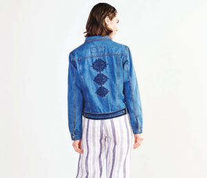 Hatley Embroidered Denim Jacket
